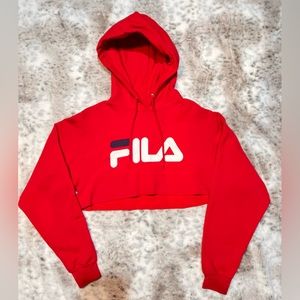 S Thrifted Fila Hoodie